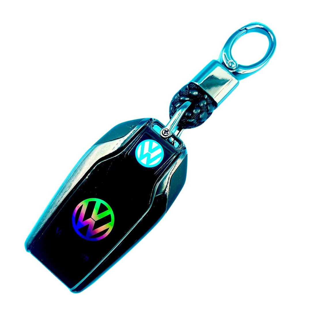 Bricheta LED cu incandescenta USB Breloc VOLKSWAGEN : Culoare - argintiu - foto 1 - id-p92879143