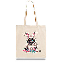 Geanta din bumbac-Grumpy Easter Cat