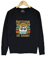 Bluza printata-Professional Cat Servant, Barbati