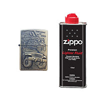 Bricheta Tip Zippo, 3d Relief, Metalica, King Of 4wd Si Lichid Zippo 125 Ml M2
