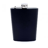 Plosca Otel Inoxidabil 8oz 240 Ml Pentru Bauturi Fine, Negru