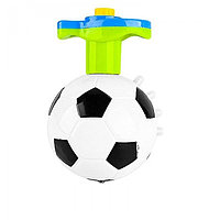 Jucarie Titirez Automat, Model Minge Fotbal, Muzica, Joc De Lumini, Alb
