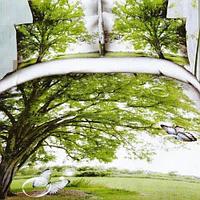 Lenjerie de pat digital print 3D (TREE) - LenjeriiPat-Pucioasa.ro - Magazin Online lenjerii pat