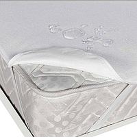 Protectie patut bebe din frotir bumbac 100% impermeabila pentru saltea 60x120 cm Alb - LenjeriiPat-Pucioasa.ro