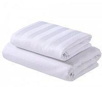 Cearceaf de pat bumbac 100 % damasc dunga 3 cm -alb - LenjeriiPat-Pucioasa.ro - Magazin Online lenjerii pat