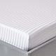 Cearceaf de pat cu elastic Damasc Bumbac 100% dunga 3 cm- alb - LenjeriiPat-Pucioasa.ro - Magazin Online - foto 2 - id-p93108710