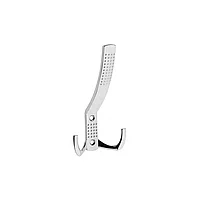 Agatatoare cuier dublu k23-a0, finisaj crom, 76 x 143 mm