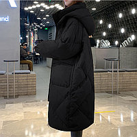 Jacheta pentru femei Ultramodnaya Winter Winar, sacou de jos, cu lungime de lungime, supradimensionare,