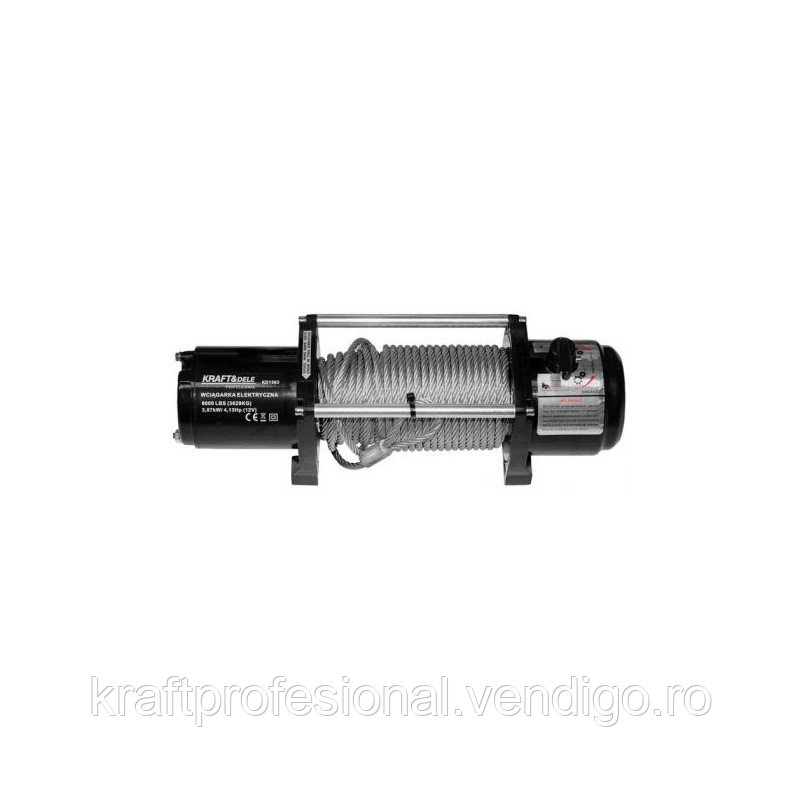 Troliu Electric, 8000 LBS, 3629kg, 12V, KD1563 - foto 1 - id-p93182840