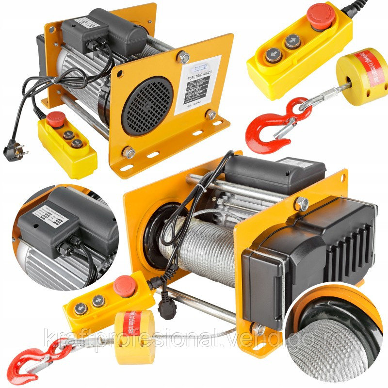 Troliu electric cu telecomanda 30m, 1800W, HJ210 - foto 1 - id-p93182979