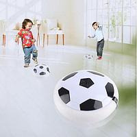 Minge de fotbal rotativa tip disc cu aer si lumini