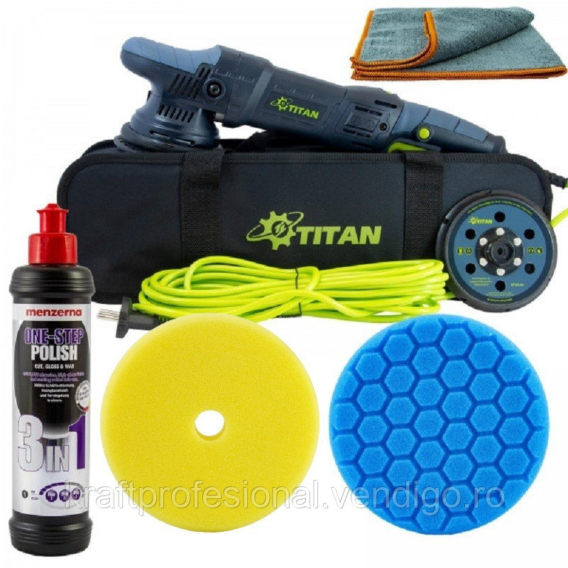 Masina de polisat Titan TDA15 cu pasta polish Menzerna One Step, 1l, SW-11316-2 - foto 1 - id-p93183714