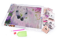 Set creativ pictură cu diamante 30x40 cm - 5 Cai 020948