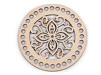 Capac mandala pentru decorațiuni 15 cm - 3 Natural 880002