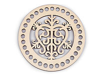 Capac mandala pentru decorațiuni 15 cm - 2 Natural 880002