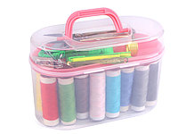 Set de cusut în cutie/organizator - 5 Roz 710958