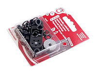 Ocheți metalici 5,5 mm - 5 Lac negru 060382