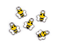 Mini pandantive cu animale - 2 Galben-albină 360580