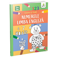 Numerele si limba engleza. Colorez si invat