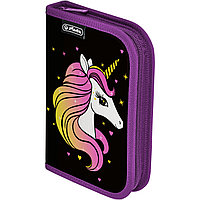 Penar Herlitz echipat, 16 Piese, dimensiune 13,5 X 19,5 X 3,5 Cm, Motiv Unicorn