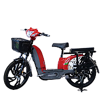 Bicicleta electrica UTIL, 2 locuri, 500W, 60V 12Ah, fara permis, jante turnate, Kuba - Roșu