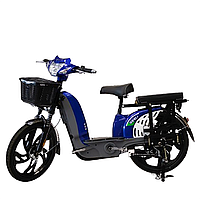 Bicicleta electrica UTIL, 2 locuri, 500W, 60V 12Ah, fara permis, jante turnate, Kuba - Albastru