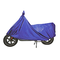 Husa scuter si motocicleta, universala, banda elastica, albastru