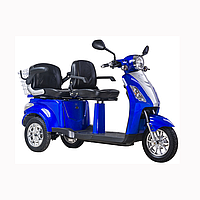 Tricicleta electrica adulti 2 locuri ZT 18, fara permis, Z-Tech - Albastru